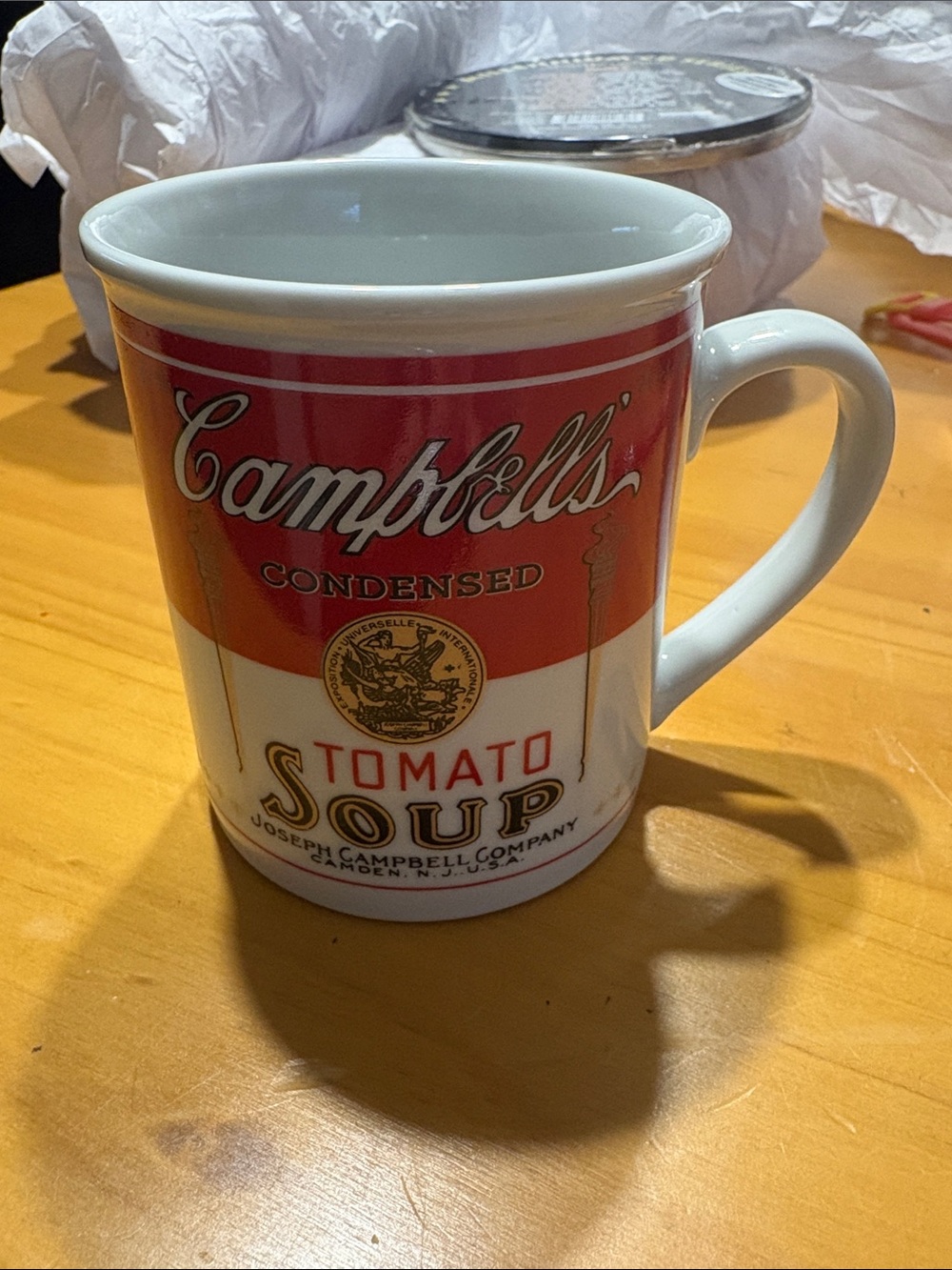 Campbell’s 125th Anniversary Red Tomato Soup Ceramic Mug